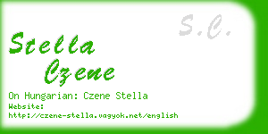 stella czene business card
